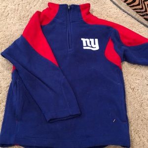 NY Giants Fleece Quarter zip